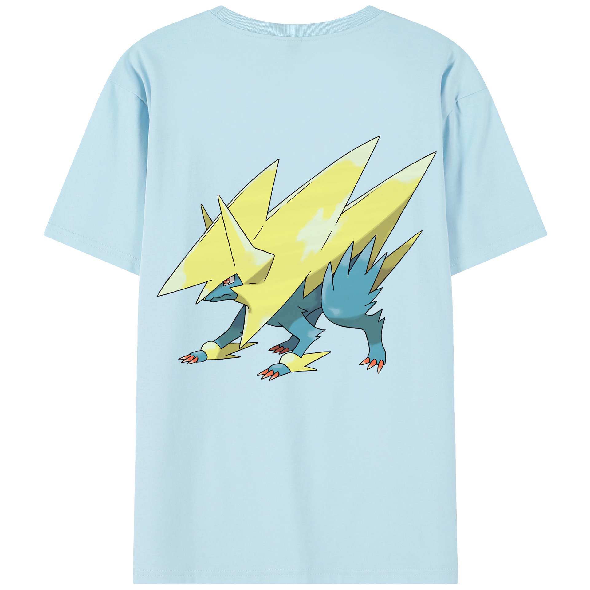 （画像用） ポケットモンスター Pokémon 綿100％半袖Tシャツ（背面プリント）